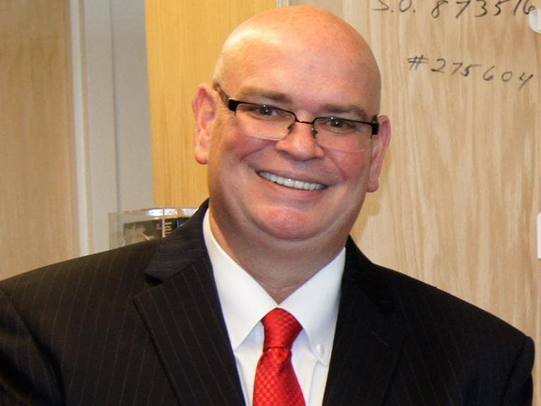 InVivo Therapeutics Corp. CEO Frank Reynolds. Reynolds was paralyzed for eight days in 1992. (Lynn Jolicoeur/WBUR)