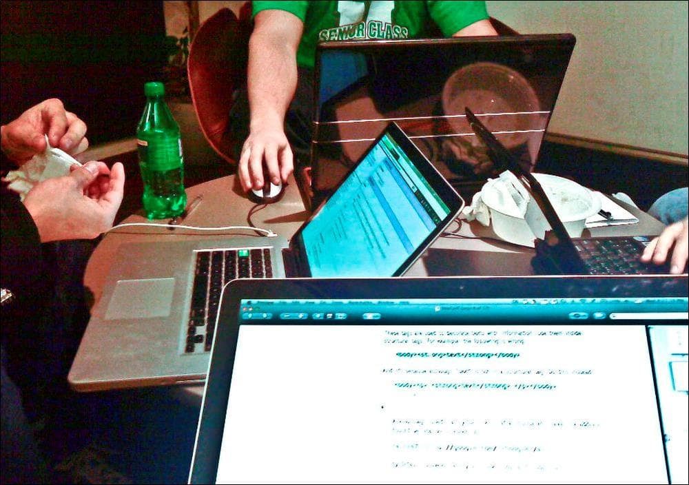 "Programming party." (racheocity/Flickr)