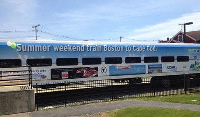 The CapeFLYER train (MBTA via Twitter)