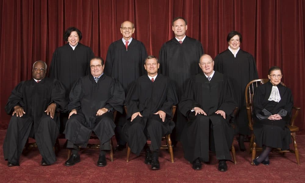 The justices of the U.S. Supreme Court pose for an official photo. (U.S. Supreme Court)