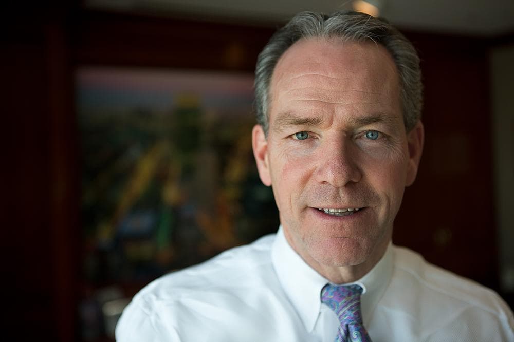 John Fish, who founded the Boston Scholar Athletes program (Jesse Costa/WBUR)