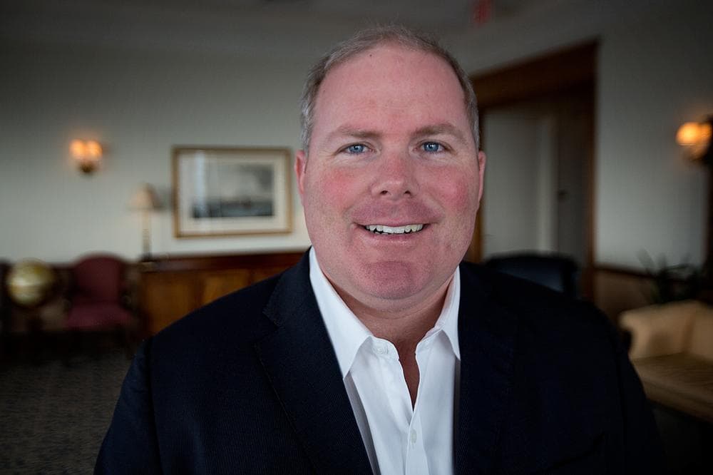 Michael Harney, founder of The Play Ball! Foundation (Jesse Costa/WBUR)