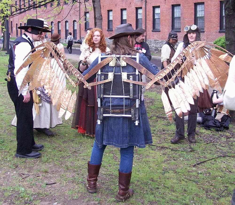 Steampunks at the Watch City Festival in Waltham. (Courtesy of the Charles River Museum of Industry & Innovation)