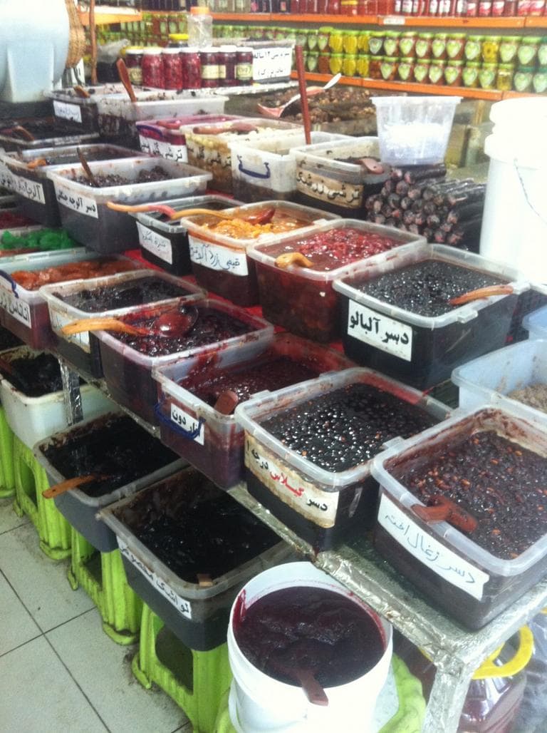 Jams for sale. (Azita Bina-Seibel)