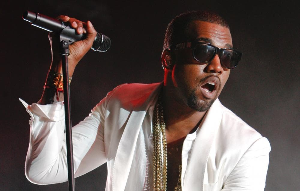 U.S. singer and rapper Kanye West performs at Mawazine Festival in Rabat, Morocco, Saturday, Aug. 6, 2011. (Abdeljalil Bounhar/AP)