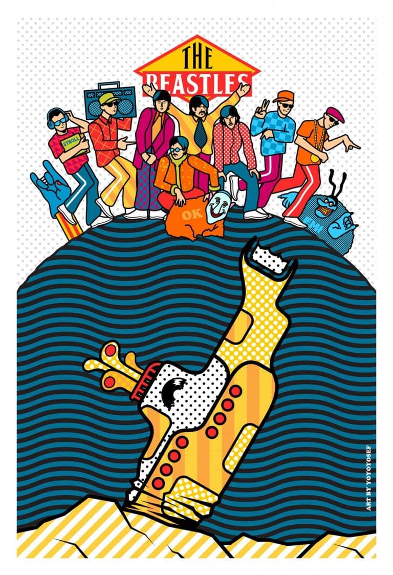 Dj BC's Beatles-Beastie Boys mashup album “Ill Submarine." (Yo Yo Yosef/Courtesy of dj BC)