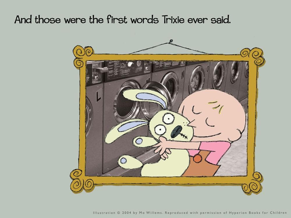 From Mo Willems's "Knuffle Bunny, A Cautionary Tale," 2004. (Mo Willems/Courtesy of Hyperion Books for Children)