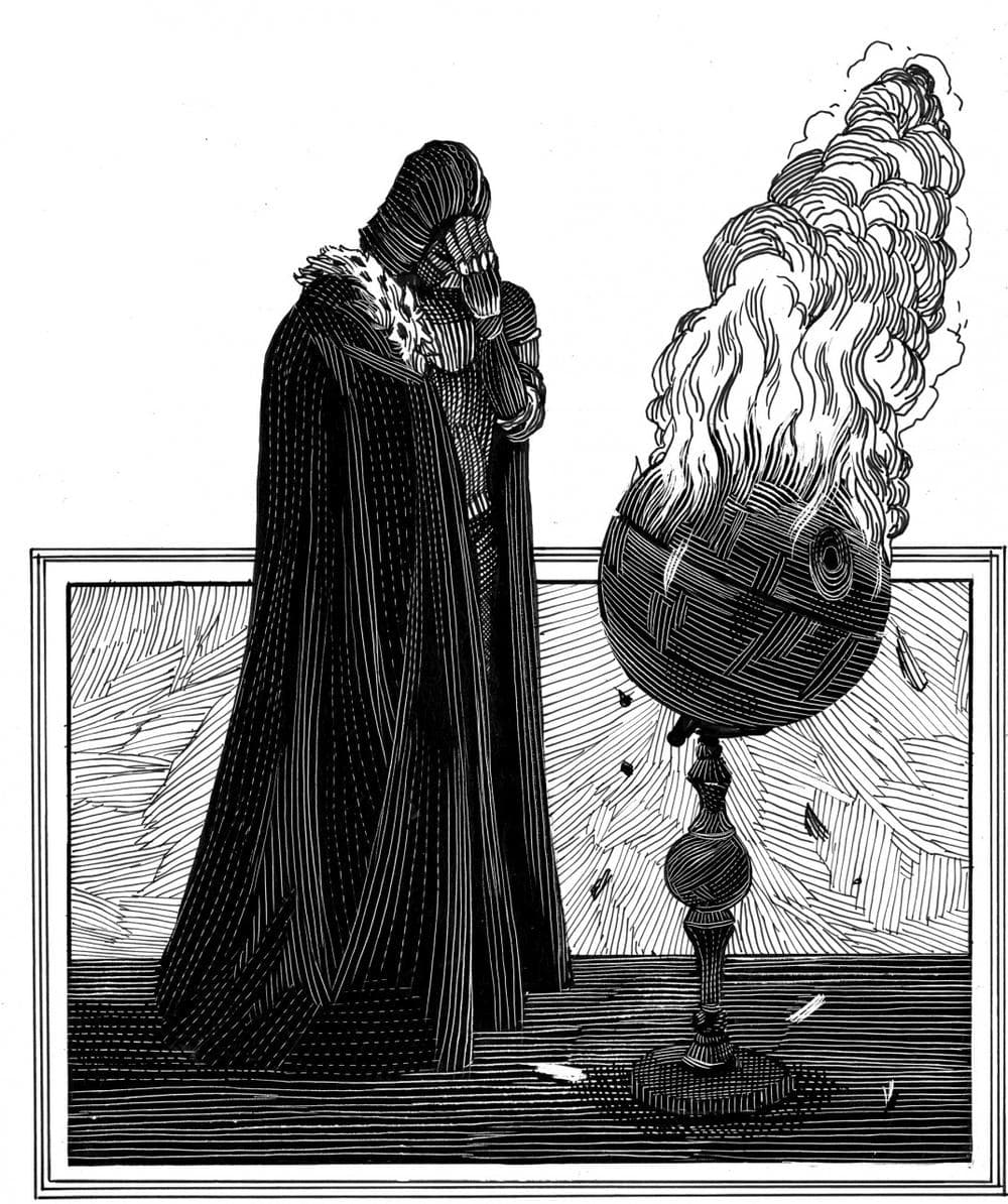 Illustration from "William Shakespeare's Star Wars." (Quirk Books)