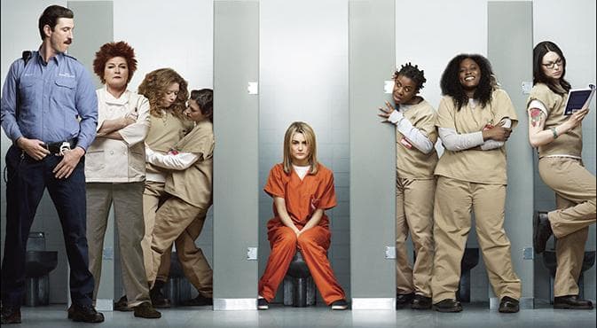 Promotional image from the new Netflix series "Orange Is The New Black." (Netflix)