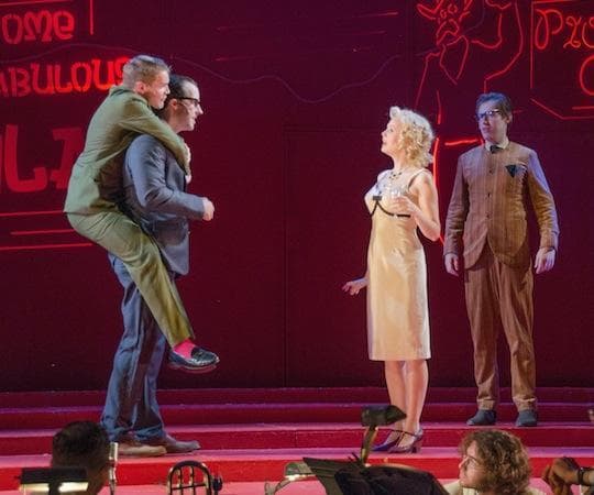 Andrew Burnap, Peter Cambor, Ellen Adair and Evan Sanderson. (Andrew Brilliant/Brilliant Pictures)