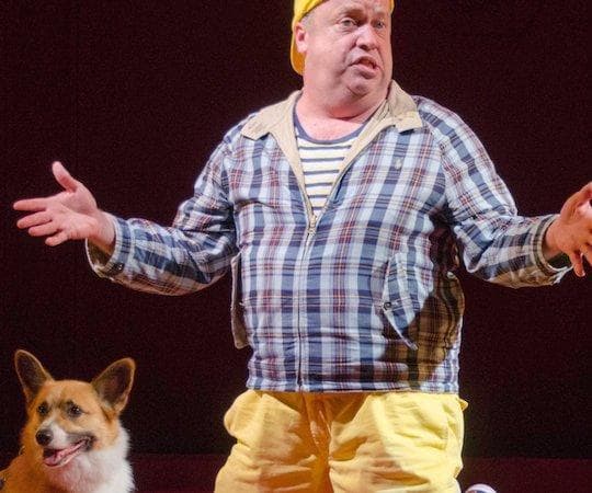 Larry Coen with Maestro. (Andrew Brilliant/Brilliant Pictures)