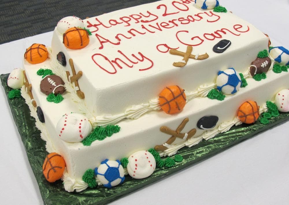 Only A Game's 20th Anniversary cake.  Yum!