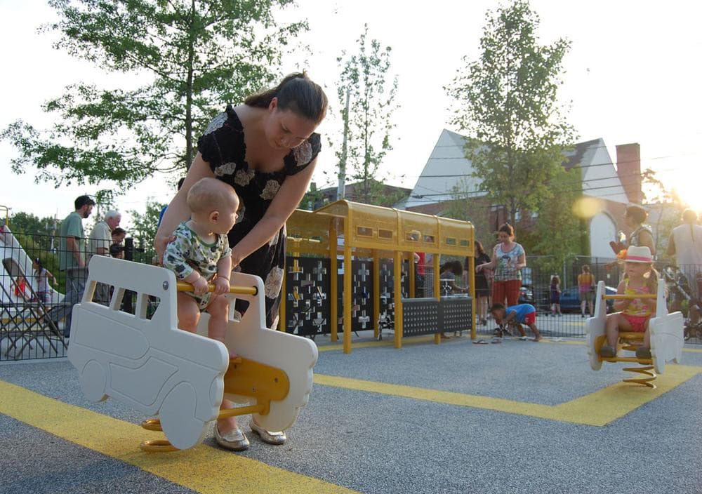 The toddler area at Harris Park. (Greg Cook)
