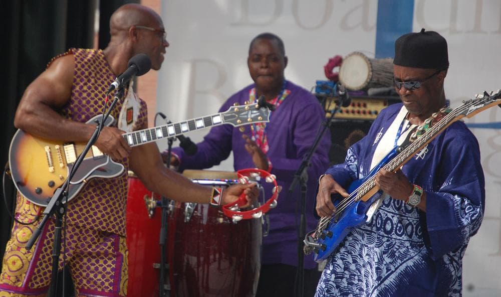 The West African Highlife Band plays. (Greg Cook)