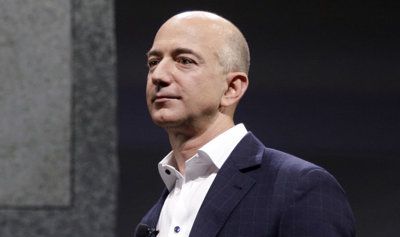 Jeff Bezos, CEO and founder of Amazon, is pictured in Santa Monica, Calif., Sept. 6, 2012. (Reed Saxon/AP)