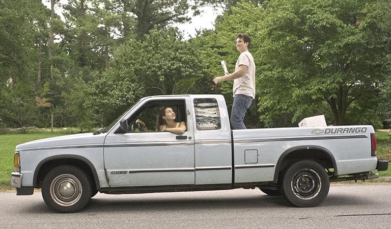 A scene from the romance film, The Spectacular Now (specatularnowmovie.com)