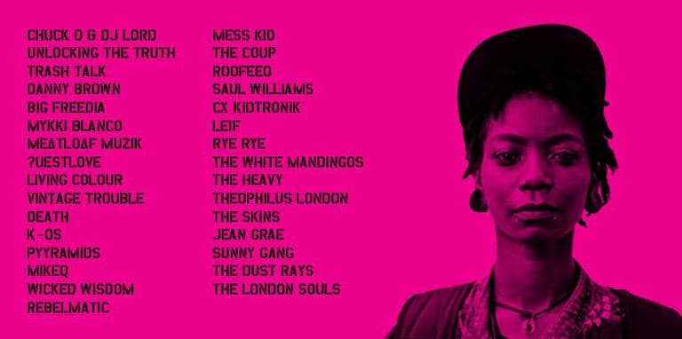 The lineup at AfroPunk 2013. (AfroPunk/Facebook)