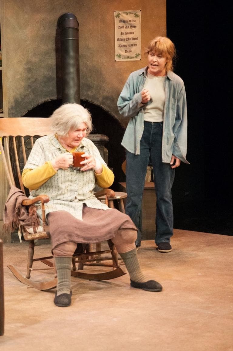 Tina Packer and Elizabeth Aspenlieder in "The Beauty Queen of Leenane.". (Enrico Spada/Shakespeare &amp; Company)