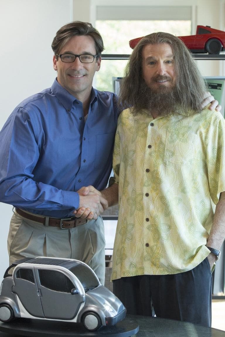 Jon Hamm and Larry David in "Clear History." (John P. Johnson/HBO)