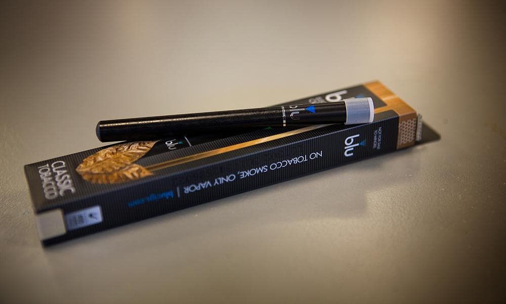 Electronic cigarettes are no regulated by the FDA. (Jesse Costa/Here & Now)