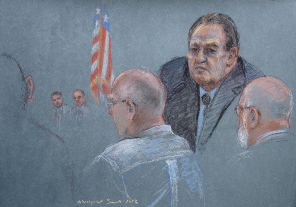 Confessed killer John Martorano was a key government witness against his former boss. But the jury had trouble believing his testimony. (Margaret Small for WBUR)