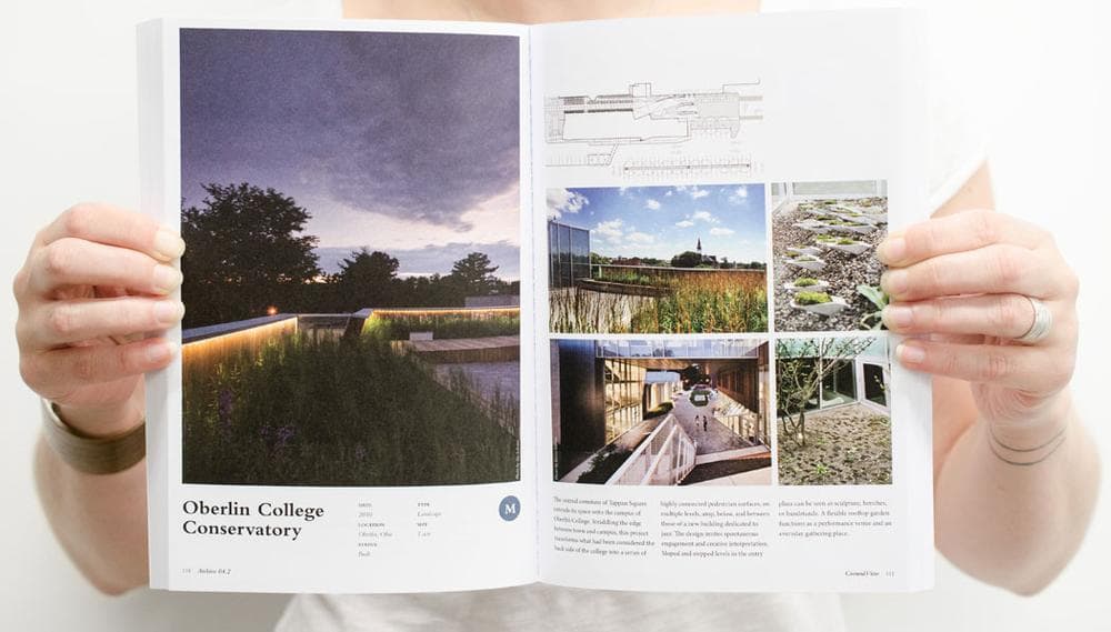 GroundView’s minimalist Oberlin College Conservatory garden. (Courtesy photo)