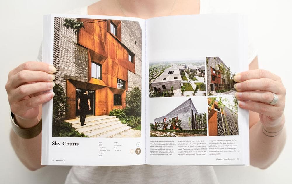 Höweler + Yoon’s bulky “Sky Courts” brick exhibition hall in Chengdu, China. (Courtesy photo)