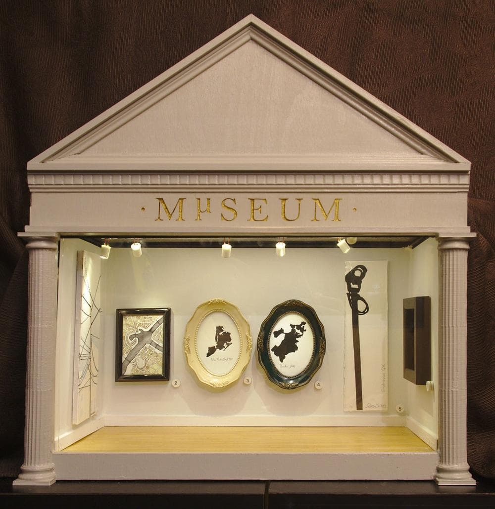 The neo-classical façade of the Mµseum—or "Micro Museum"—opening in Somerville. (Courtesy photo)