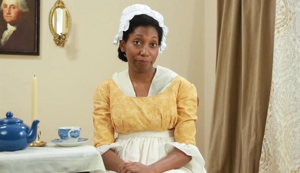 Azie Dungey has created a comedy series called "Ask A Slave," which is based on questions people asked her when she portrayed a slave at the Mount Vernon historic site. (Screenshot from Ask A Slave)