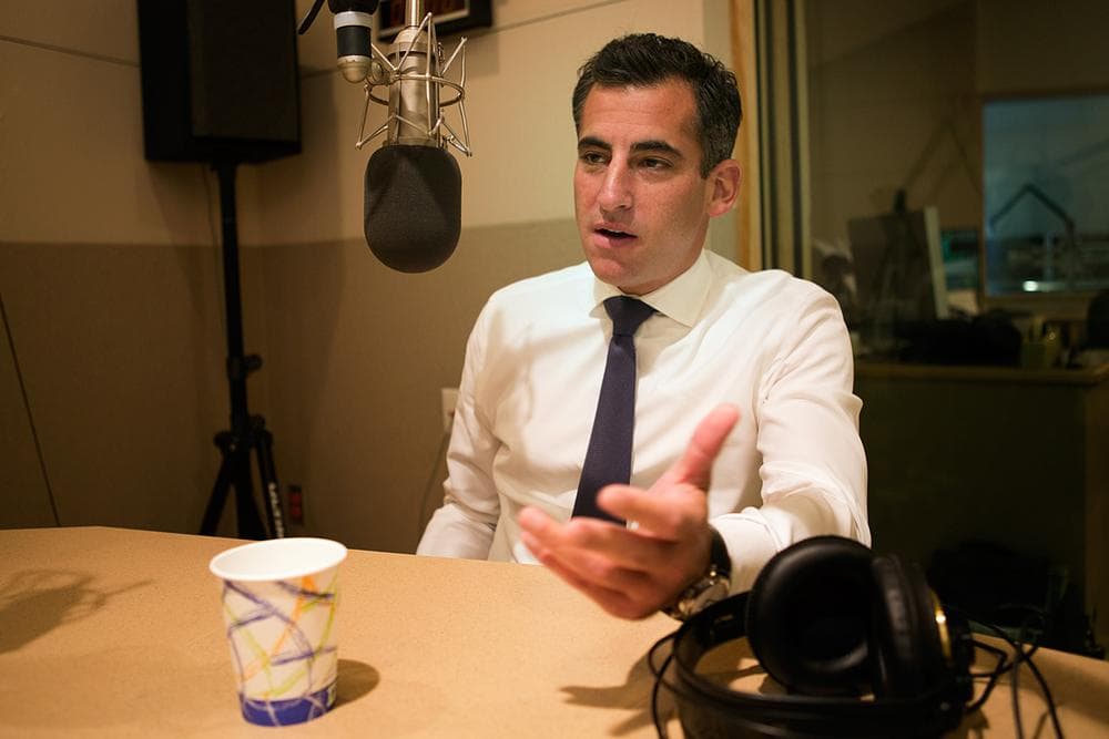Mike Ross, at WBUR (Jesse Costa/WBUR)