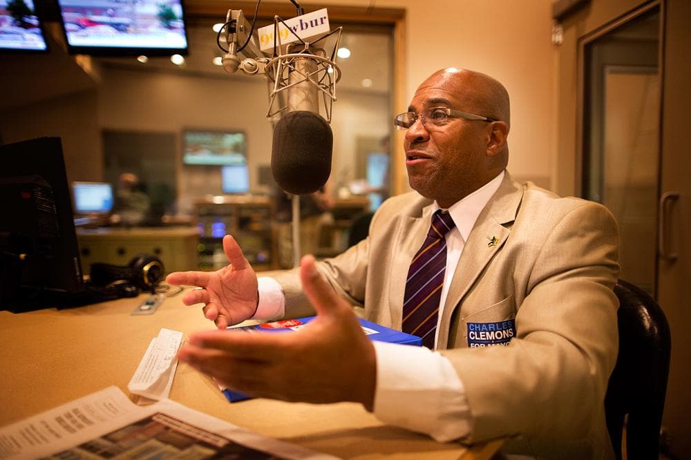 Charles Clemons at WBUR (Jesse Costa/WBUR)