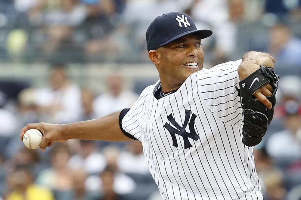 Mariano Rivera closes out a game. (John Minchillo/AP)