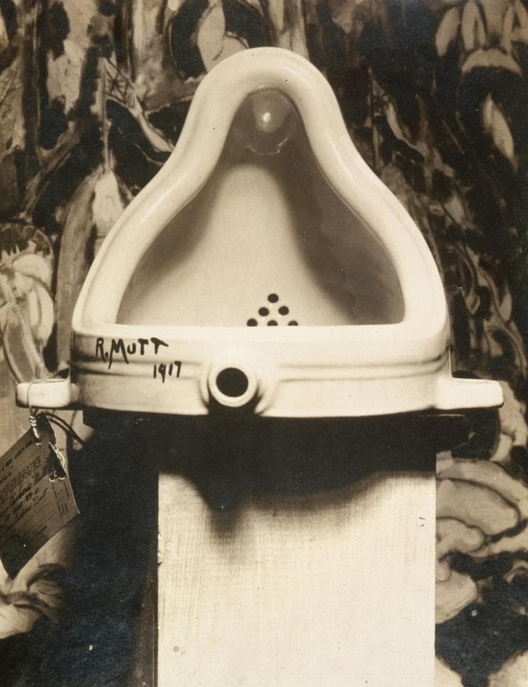Marcel Duchamp's "Fountain." (Alfred Stieglitz/AP) 