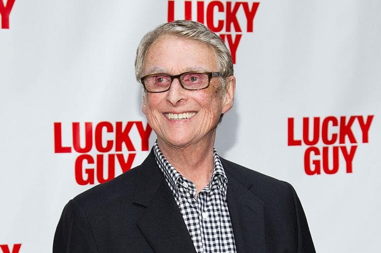 This April 1, 2013 file photo shows director Mike Nichols at the "Lucky Guy" opening night in New York. Nichols is getting his hands dirty in Harold Pinter's "Betrayal," a play about a love triangle and the pain of loss that stars real-life couple Rachel Weisz and Daniel Craig. (AP)