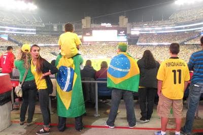 Portugal, Brazil Fans Flock To Gillette For 'Football' Friendly