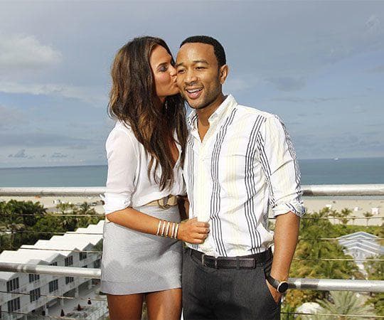 Chrissy Teigen and John Legend in Miami Beach two years ago. (J Pat Carter/AP)