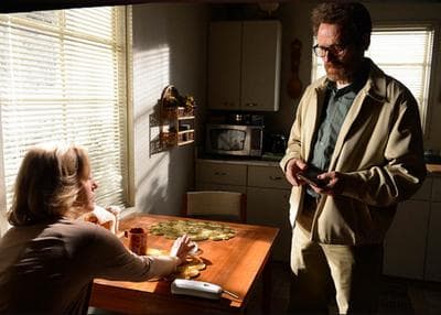 Skyler (Anna Gunn) and Walter White in one of their final scenes together. (AMC) 