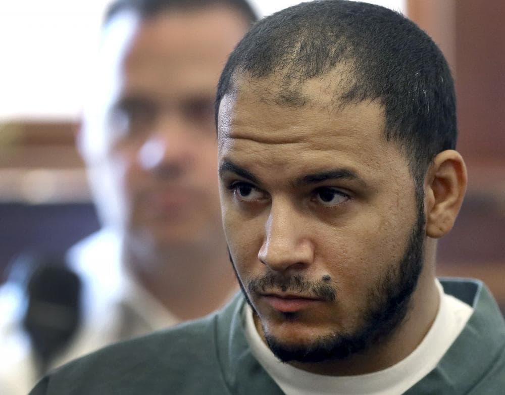 Edwin Alemany, 28, a suspect in the fatal stabbing of Amy Lord. (David Ryan/AP)