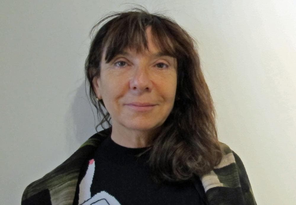 Artist Sophie Calle (Andrea Shea/WBUR)