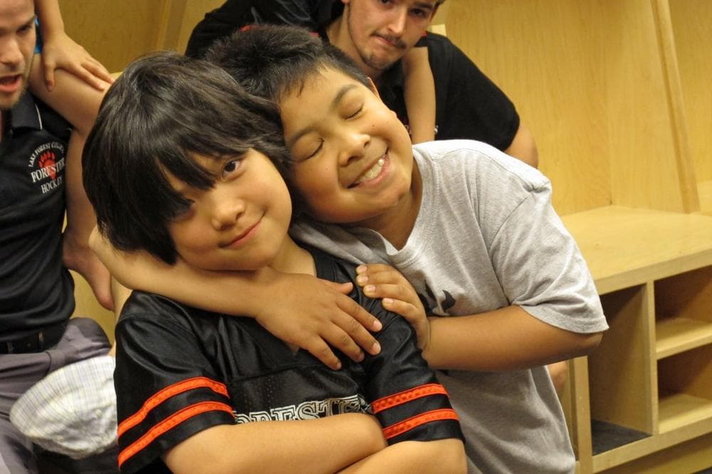 Griffin and his brother. (Karen Given/Only A Game)