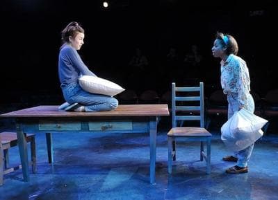 Molly Kimmerling plays Nicole and Alexandria Danielle King plays Fran in "Splendor" as yooung children and, below, as adults. (Craig Bailey/Perspective Photo)