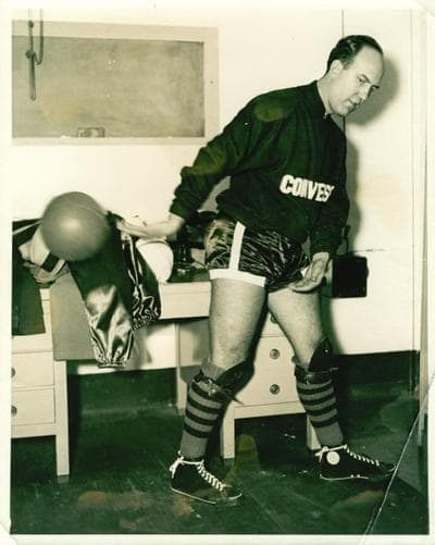Chuck Taylor, shown here in the mid-1920s, played on Converse's own promotional basketball team. 