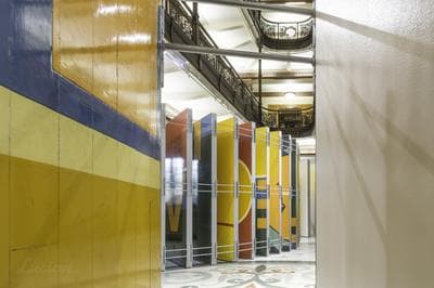 Milwaukee Bucks' Former Floor Blends Art And Basketball 