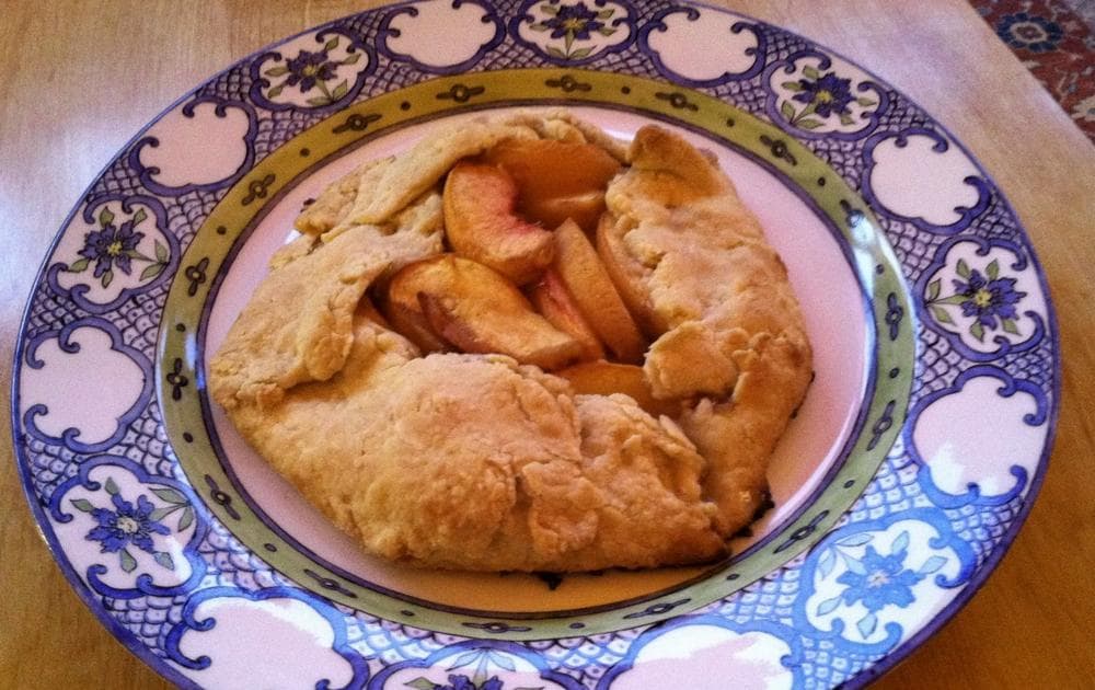 Kathy Gunst's "Apple-Pear Crostada." (Kathy Gunst/Here &amp; Now)