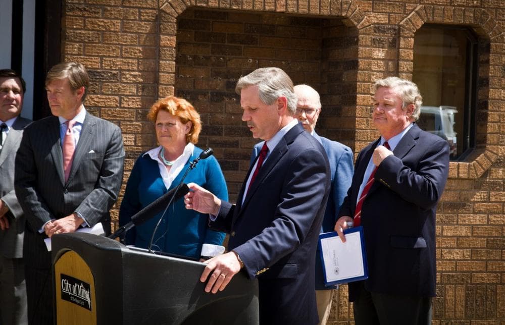 Sen. John Hoeven (R-ND) voted against the so-called "nuclear option" that would make it harder for the minority party to block some presidential nominations. It passed along expected partisan lines. (hoeven.senate.gov)