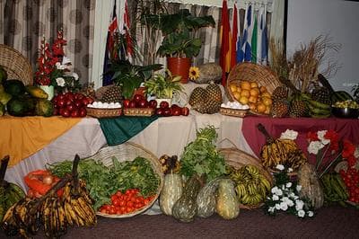 The African nation of Liberia, which was founded by freed slaves, also celebrates Thanksgiving. The fixings aren't the familiar ones. (Denise Miller/Flickr)