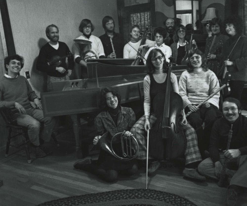 A 1977 photo of Banchetto Musicale, or "musical banquet" (Boston Baroque)