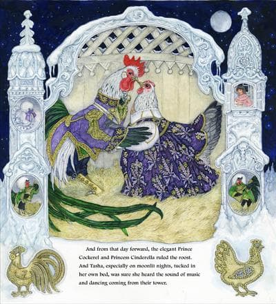 The final page of "Cinders: A Chicken Cinderella."