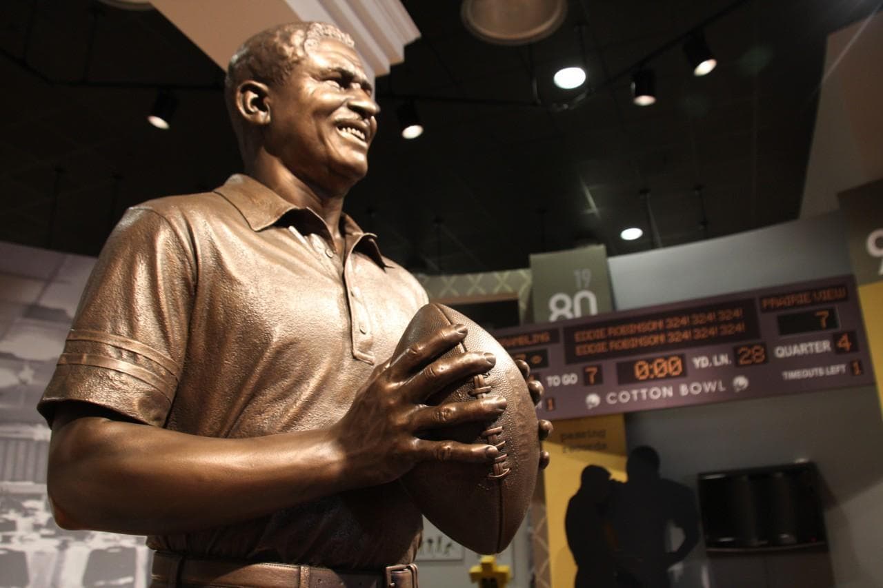 The shadow of Eddie Robinson still looms large today at Grambling. Many believe the university's recent troubles and strife never would have happened, if the old coach were still alive. (Keith O'Brien/Only A Game)
