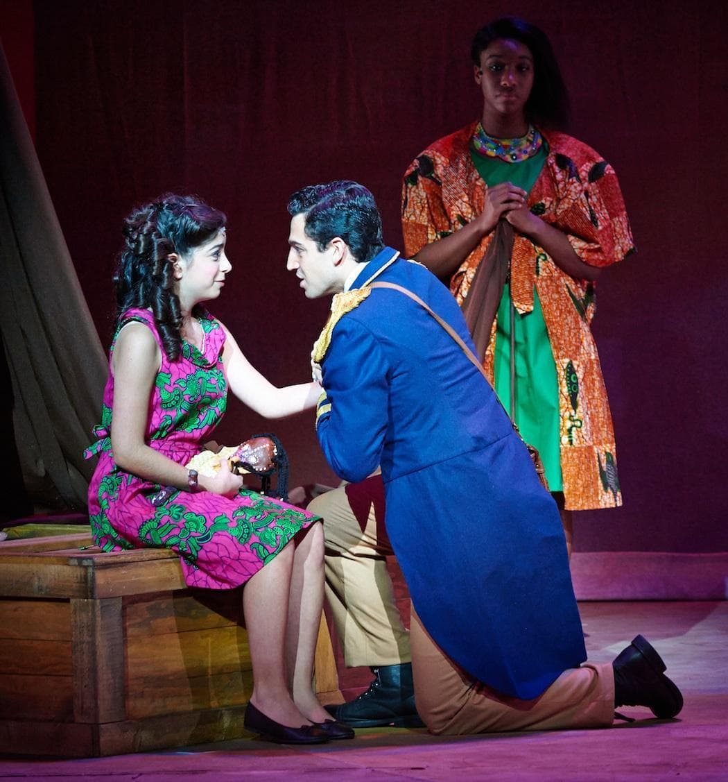 Sirena Abalian and Jared Troilo in "A Little Princess" at the Strand Theatre. (Mattmckeephoto.com)